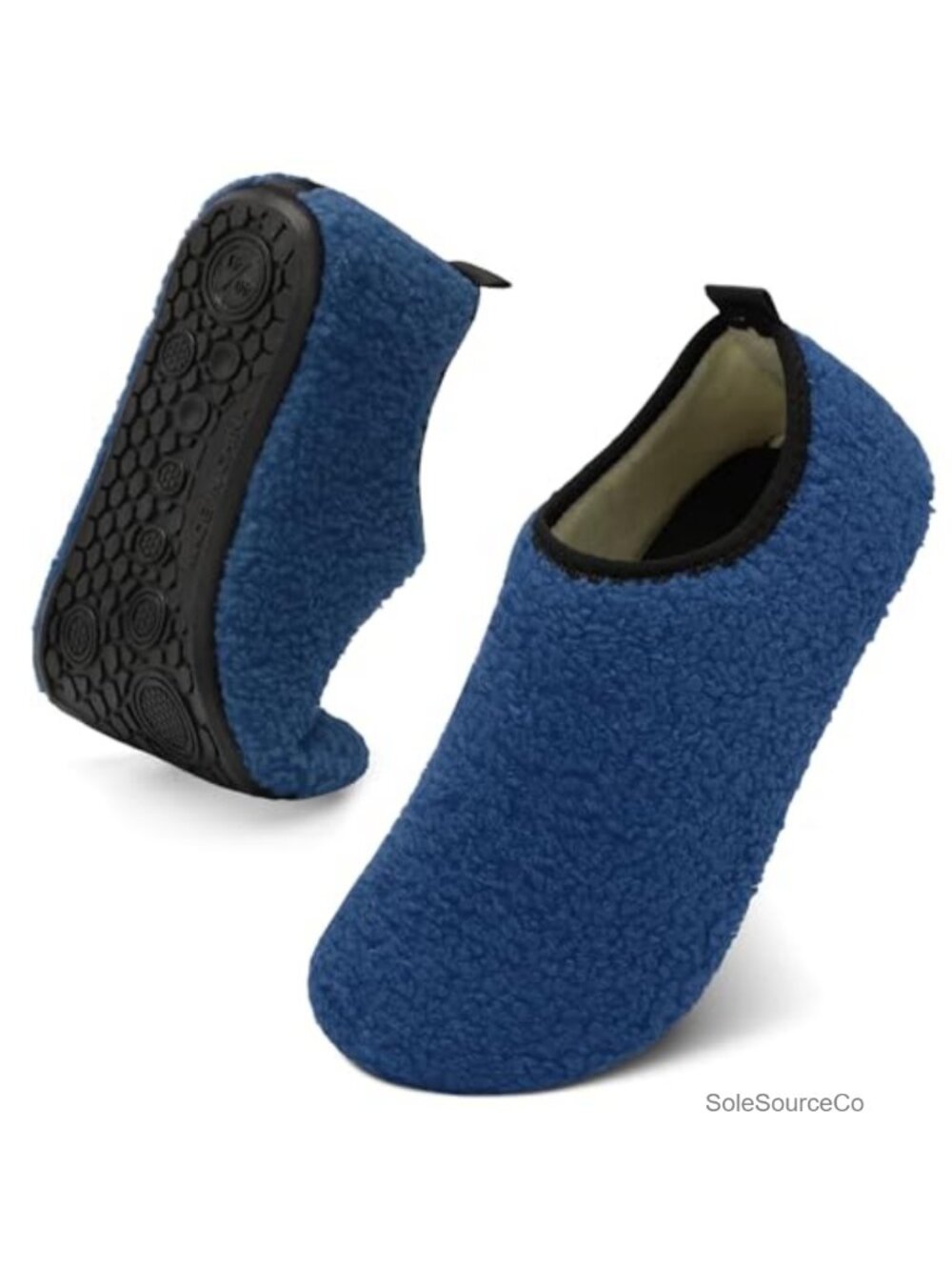 Cozy Unisex Travel House Slippers Flexible Rubber Sole